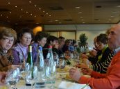 <p>Mittagessen im Members' Restaurant</p>