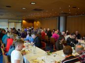 <p>Mittagessen im Members' Restaurant</p>