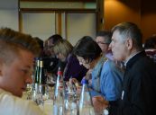 <p>Mittagessen im Members' Restaurant</p>